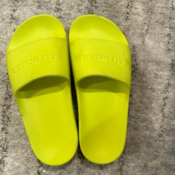Balenciaga slide wedges yellow - Picture 1 of 2